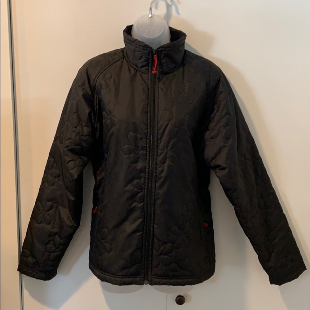 White Sierra Black Fleece Lined Jacket